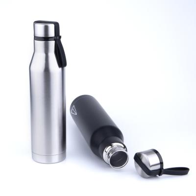 China 750ml Double Wall The Best Vacuum Insulated Stainless Steel Water Bottle Metal Thermos Flask Stainless Steel Sports Water Bottle for sale