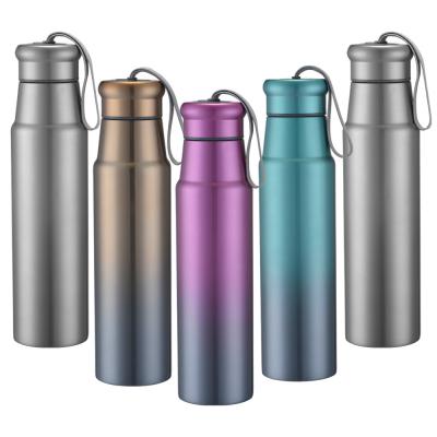 China Customized Thermos Double Wall Stainless Steel Thermos  Water Bottle Vacuum Flask with Handle for sale