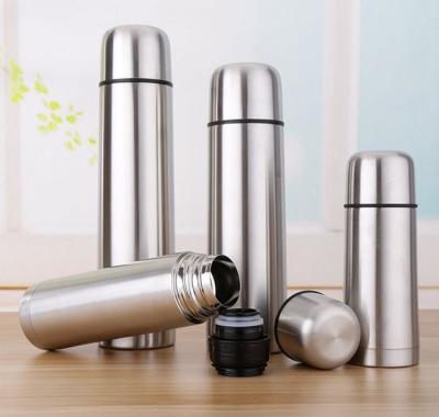 China 500ml Vacuum Flask Stainless Steel Metal Sport Water bullet vaccum flask for sale