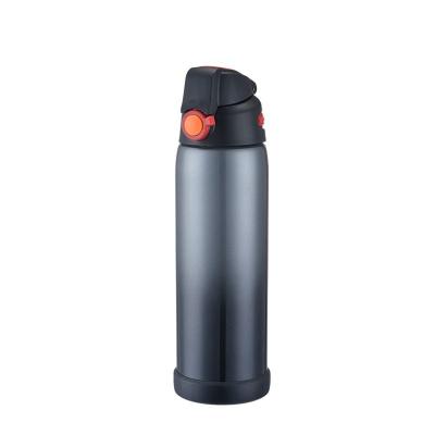 China 650ml 2019 new fashion Thermos Vacuum Insulated  Compact sport  Beverage Bottle black for sale