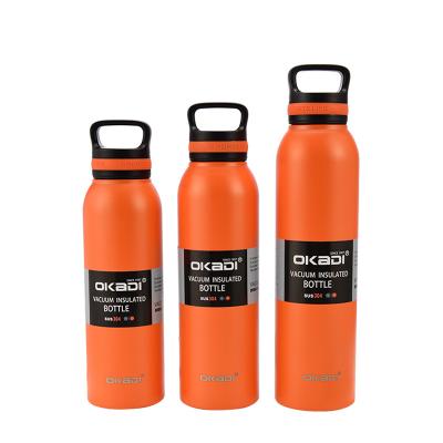 China 21oz Orange Blue Thermos Flask Yongkang Vacuum Bottle, Double Wall Stainless Steel Vacuum Flask Water Bottles Black & Silver for sale