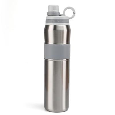 China Vacuum Insulated Stainless Steel Water Bottle, Double Wall Thermos Flask Keeps Water Stay Cold for 24 hours for sale