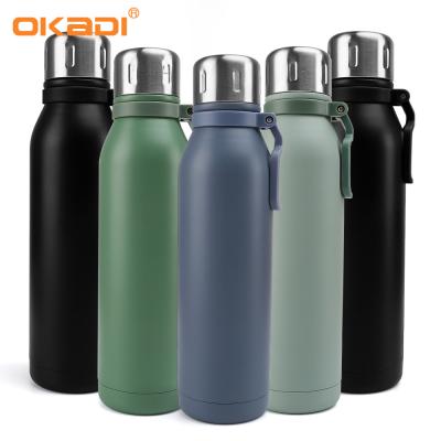 China 700ml Customization Hot Sell Convenient and Simplicity Steel Vacuum insulated Sports travel Water Bottle Metal Thermos Flask for sale