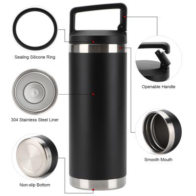 China New Design Custom Vacuum Insulated Double Wall Stainless Steel Coffee Travel Mug Insulated Tumbler with Lid for sale