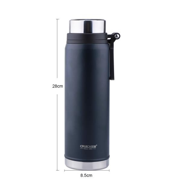 Quality 0.72L 0.9L 18/8 Stainless Steel Insulated Vacuum Sports Bottle 1 Litre 800ml 900 for sale