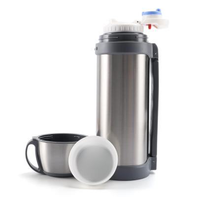 China Factory Wholesale Large Capacity Double Wall Stainless Steel Travel Water Pot For Outdoor Travel for sale