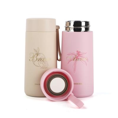 China Cute Style 260ml Stainless Steel Vacuum Flask Thermos Water Bottle Insulated Leisure Cup for sale