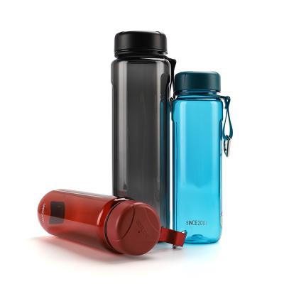 China 2022 Fashion 500ml Durable Outdoor Customized Logo Colorful Plastic Gym Sport Water Bottle For Biking Running for sale
