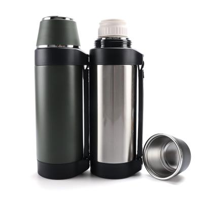 China Double Wall Stainless Steel Straight Vacuum Travel Pot For Outdoor Travel1.5l KD-938 en venta