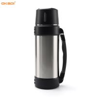 Quality 1500ML Double Wall 304 Stainless Steel Vacuum Travel Pot Thermos Outdoor Thermal Insulation Kettle for sale