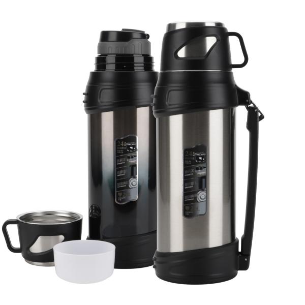 Quality Insulated Vacuum Travel Pot Wide Mouth 18/8 Stainless Steel Thermos For S Keep for sale