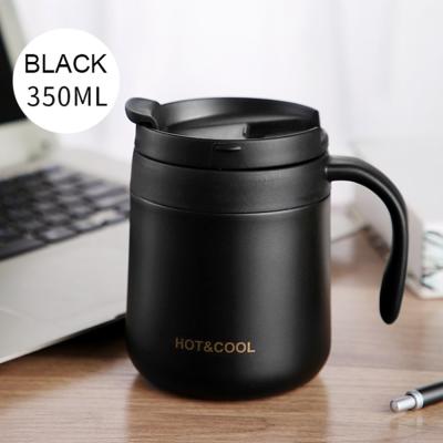 China 350ml Custom Mugs With Logo, Promotional  Insulated Coffee Or Tea Mugs With Lid And Handles for sale