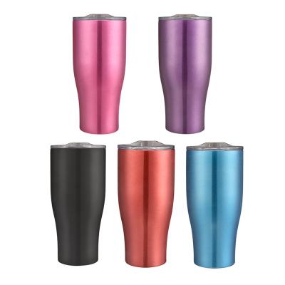 China Wholesale 20 oz 30 OZ  Private Label Stainless Steel Insulated Double Wall Coffee Tumbler Cups Mugs With Lid for sale