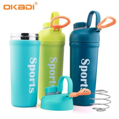 China 820ml Colorful and Healthy insulated Sports Water Bottle Stainless Steel Vacuum Flask Sports Shake The Cup for sale