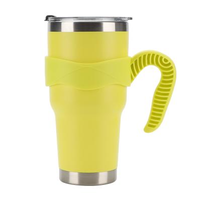 China Customized Hot Sell Stainless Steel Vacuum Tumbler Coffee Mug with Handle for All People for sale