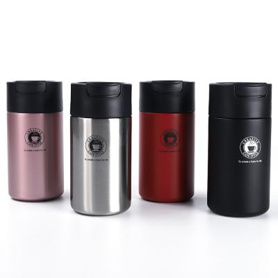 China 450ml Wholesale Double Wall Stainless Steel Vacuum Tumbler Insulated Flask Travel Mugs for sale