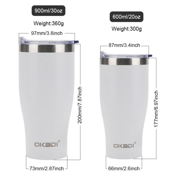 Quality New Ready To Ship Insulated Metal Stainless Steel Water Tumbler Cup With Lid And for sale