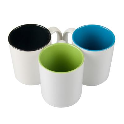 China Vacuum Simple Wholesale Custom Logo Milk Cups Caffe Mugs Chinese Ceramic Mugs Manufacturer for sale