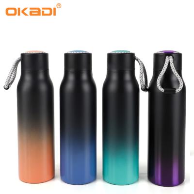 China New design Stainless Steel Insulated Vacuum Sport Drink Custom Thermos Drinking Coffee Water Bottle for sale