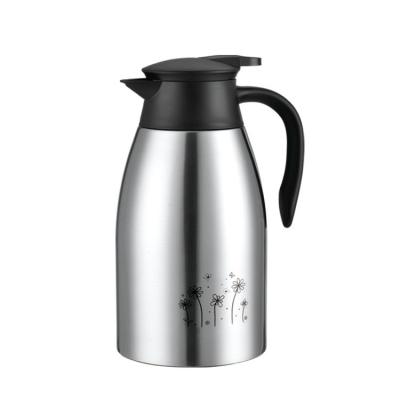 China Hot Drink Carrier Container with Heat Cold Retention Thermal Coffee Carafe Stainless Steel 2 Liter for sale