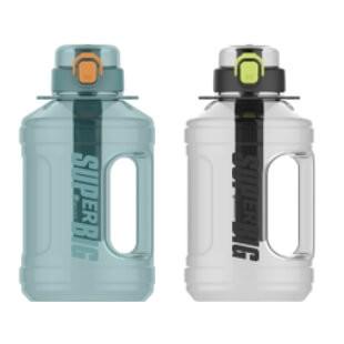 China Straight Wide Mouth Plastic Sports Bottle For Gym Outdoor Activity for sale