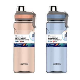 China Color y logotipo personalizados Botella deportiva de plástico de 500 ml de capacidad en venta