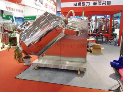 China 150Kg 3D Motion Powder Mixing Machine Stainless Steel With 10 L Barrel Volume for sale
