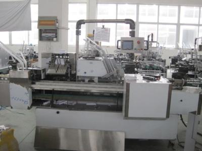 Chine Machine de cartonnage automatique de boursouflure de chewing-gum pour l'insertion de boîte de papier à vendre