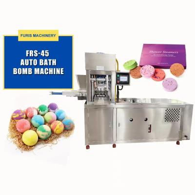 China High Capacity Full Automatic High Speed USA Market Popular Two Colors Bath Bombs Press Machine Bath Salts Fizzy Mold for sale