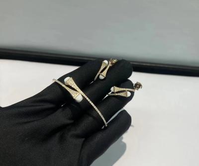 Cina lunghezza su misura braccialetto esile di S New York  di Diamond Jewelry Women di lusso dell'oro 18K ' in vendita