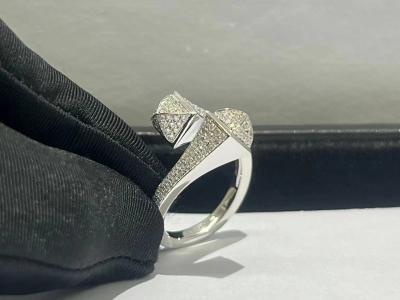 China  New York 18k White Gold Diamond Ring Luxury Fine Jewelry Rings for sale