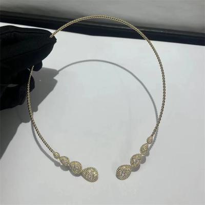 Chine Bijoux arabes Collier en or 18 carats Collier personnalisé  Serpent Boheme à vendre