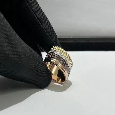 China High Jewelry  Diamond Ring Custom Luxury 18K Gold Diamond Ring for sale