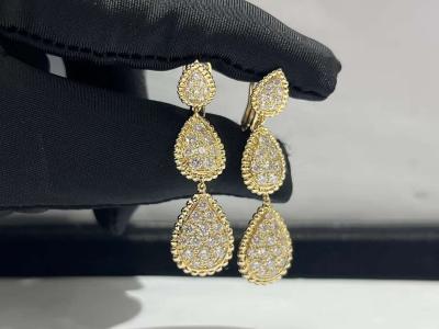 China Joyería de lujo de la marca del deseo de la joyería de Real Diamond Jewelry Luxury Diamond Earrings del fabricante de la joyería de China en venta