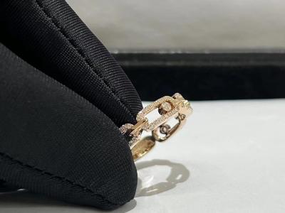 China a joia do messika aumentou joia do tipo do anel de diamante de ouro 18 anéis de ouro de k à venda