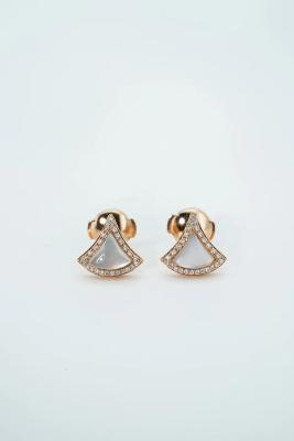 중국 실제적 18k 금  고급 다이아몬드 보석 귀걸이 블가리 디바 꿈 귀걸이 판매용