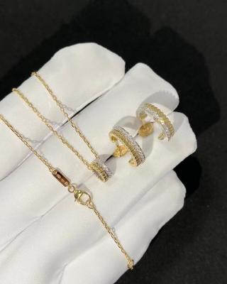 Chine Grand emballage de boîte à bijoux de clarté SI avec des boucles d'oreilles de pierre gemme de finition mate à vendre
