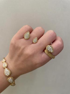 Chine Joaillerie de diamants de luxe moyen avec clarté VS2 qualité miroir JewelryMaking à vendre