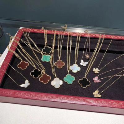 China 18K ouro elegante Diamond Necklace, ourivesarias de Dubai da colar de Van Cleef And Arpels Butterfly à venda