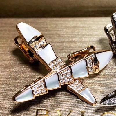 China 18 Karat Gold Diamond Earrings For Wedding Anniversary / Birthday Party wish gold jewelry for sale