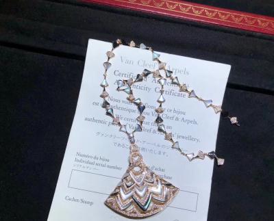 China De hoge Gouden Juwelen van de Beëindigendouane 18K, de Diamanthalsband van Luxe Te koop