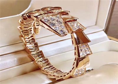 Китай Браслет диаманта дам золота с 18К женщин „розовый, Банле БР855312 Булгари Серпенти продается