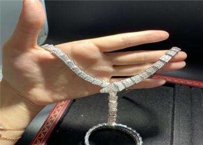 Chine Personnalisation unique de bijoux de diamant d'or de la conception 18K de Serpenti disponible à vendre