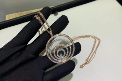Chine Les bijoux heureux 18k d'Instagram Chopard de diamants se sont levés or aucune pierre gemme à vendre