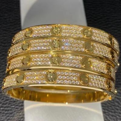 China 18K Yellow Gold Set Luxury Diamond Jewelry With 2 Carats Diamonds jewelry factory in China à venda