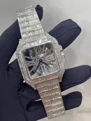 중국 Custom Moissanite Watches Custom ice cube watch Chinese ice cube watch manufacturer 판매용