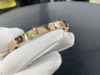 Cina Che cosa è oro giallo di Hong Kong Gold Love Bracelet 18K per il produttore della fabbrica dei gioielli in vendita