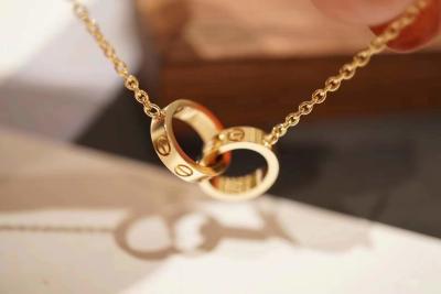 Китай установка Cartier Hk ювелирных изделий ожерелья золота 18k изготовленная на заказ для годовщины продается