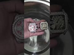 Bust Down Watch Full Iced Out Diamond Watch Moissanite Diamond Wrist Watch