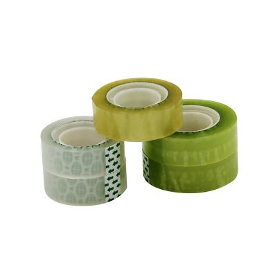 China Unmatched Transparency Adhesion Stationery Masking Tape Plastic for sale